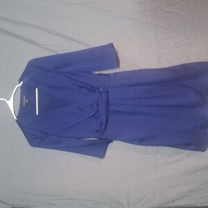Banana Republic Royal Blue Pleated Wrap Dress - Size 0